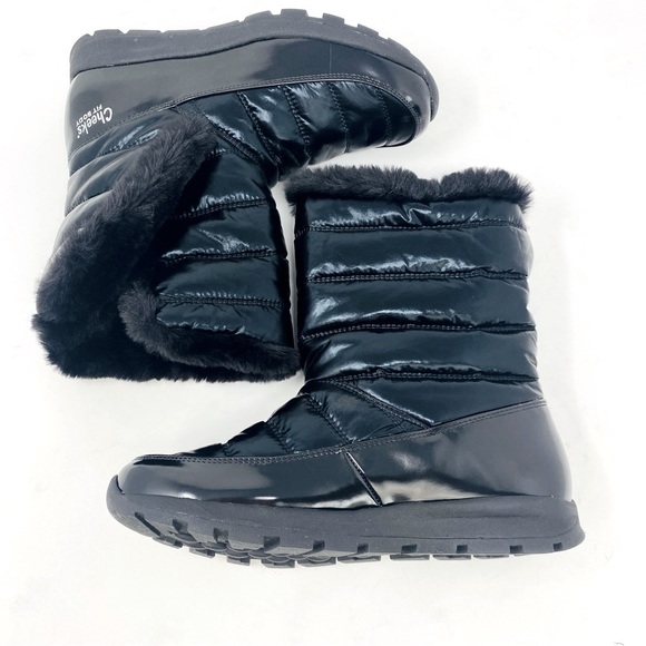 Tony Little Cheeks Water Repellent Puffer Boots Size 7 - Picture 3 of 8